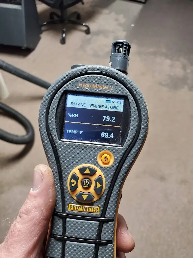 Moisture meter humidity assessment for Mold Remediation & Removal in Greenbrier